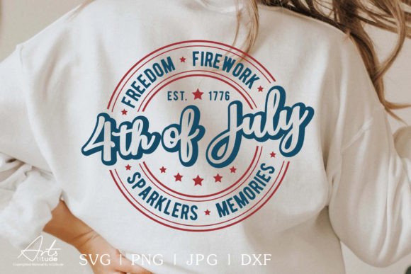4th of July Fireworks SVG, America PNG: Graphics for T-Shirt Designs