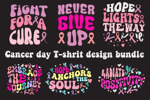 Cancer Day T Shirt Design Bundle Vector