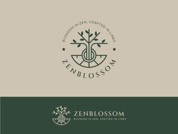 Nature Plant Business Logo Template: Graphics & Logos
