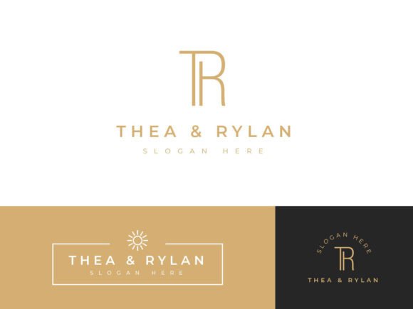 Premium Letter TR Company Logo Template
