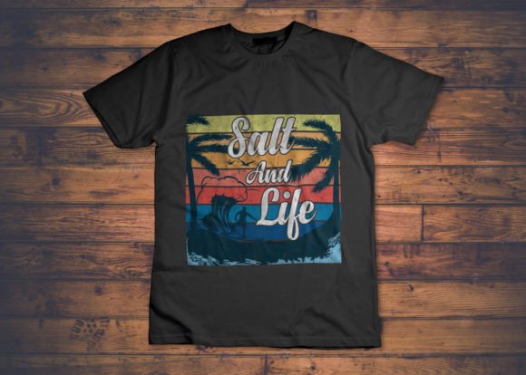 Salt and Life T-shirt Design