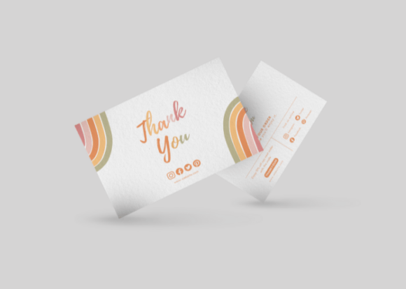 Thank You Card Boho Style